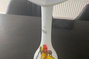 Stunning German art glass  mouth blown vase