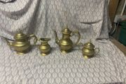 Tea or coffee brass set