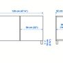 IKEA besta storage unit white Image 2