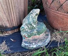 Concrete garden frog