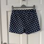 Lauren by Ralph Lauren Navy Polka Dot Shorts Size 6-8 Image 5
