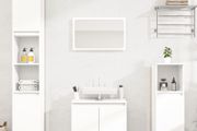 3 Piece Bathroom Furniture Set White