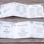 Snowflake/Christmas theme Tri-Fold invitations Image 2