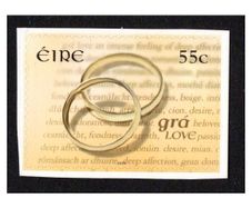 2009 Ireland Greetings/Wedding Bands Self-Adhesive Commemorative Stamp Mint Never Hinged (MNH)