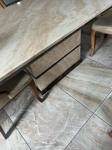 Marble table and 4 chairs
