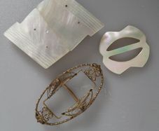 BUCKLES - Vintage - Lot of Three