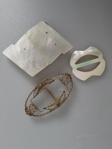 BUCKLES - Vintage - Lot of Three