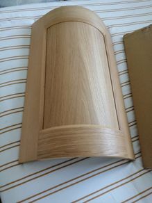 Brand new curved doors