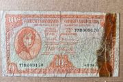 10 Shilling Lady Lavery 4/1/34 IRISH NOTE