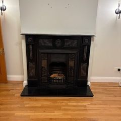 Marble fireplace