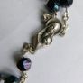 Vintage Rosary Black  Faceted Glass Beads Image 5
