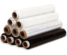 3kg Roll of Black or Clear Pallet Packing Stretch Shrink Wrap, Stretch Film STRONG!!!