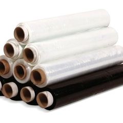 3kg Roll of Black or Clear Pallet Packing Stretch Shrink Wrap, Stretch Film STRONG!!!