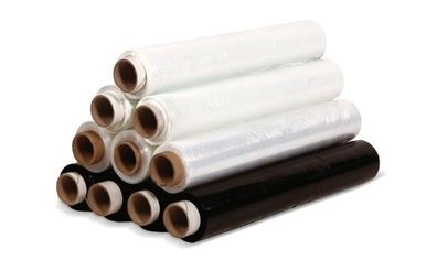 3kg Roll of Black or Clear Pallet Packing Stretch Shrink Wrap, Stretch Film STRONG!!!
