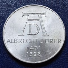 1971 Germany 5  Mark Albrecht Durer silver coin