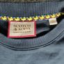 Scotch and Soda Amsterdam  sweatshirt, blue colour,100% cotton with ethnic embroidery, size XL Image 2