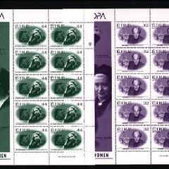 1996 Ireland Europa Famous Woman Commemorative Stamps Sheetlet Mint Never Hinged (MNH)