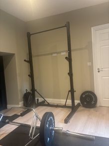 Decathlon corength pull up bar and barbell rack