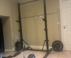 Decathlon corength pull up bar and barbell rack