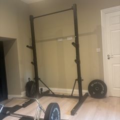 Decathlon corength pull up bar and barbell rack
