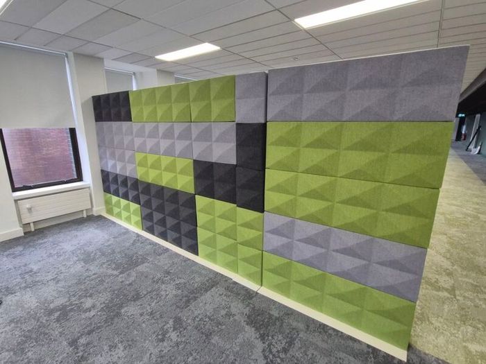 Ocee Design "Fabricks" Modular 3D Acoustic Wall / Room Divider (4.5m x 1.9m)