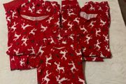 matching family Christmas pyjamas x3