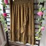 Bnwot fransa mustard/olive pattern shirt size small wrap effect frilled detail Image 4