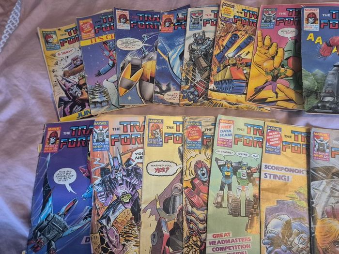 Vintage Marvel UK Transformers Comics 1980s  115 plus Issues  Annuals and Specials  Job Lot