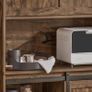 Sideboard With Sliding Door Chest Of Drawers  Kitchen Cabinet Tall Cabinet  Dark Brown Image 4
