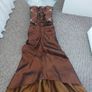 Occasion Dress Debs Wedding Bridesmaid Two Piece Bodice & Skirt Chocolate Bronze - Size 10/12 Image 5