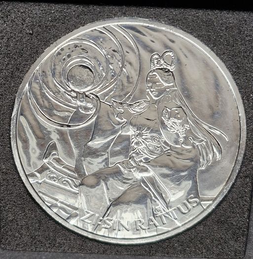 2020 1oz Silver Korea 1 Clay. 12 Warriors - ZI:SIN RATTUS. In Capsule.