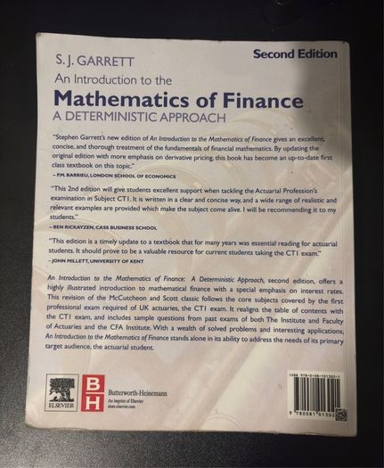 Finance Mathematics Textbook - 2nd Edition