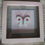 Ikea flower wall lamp and 2x 3d butterfly frames Image 3