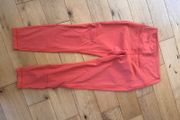 Orange Lululemon Size US 10 Leggings (genuine)