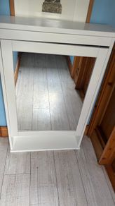 Ikea Hemnes bathroom cabinet with mirror door