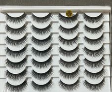 Minks eyelashes set brand new 14 lashes