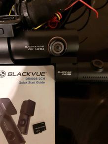 Blackvue dashcam front and rear