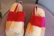 ladies footwear fur slippers /sliders