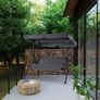Hollywood Swing Weatherproof 200 kg Load Capacity Roof Non-Slip Feet Garden Patio Image 2