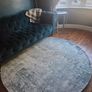 Rug, Green Silver Circular rug Image 2