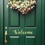 Welcome Decal, Welcome Sticker, Welcome Front Door Decal, Welcome Window Sticker, Window Decal, Car Decal, Car Sticker, Lettering, Outdoor Decal, Welcome Greetings Door Decal, Porch Decal Image 4