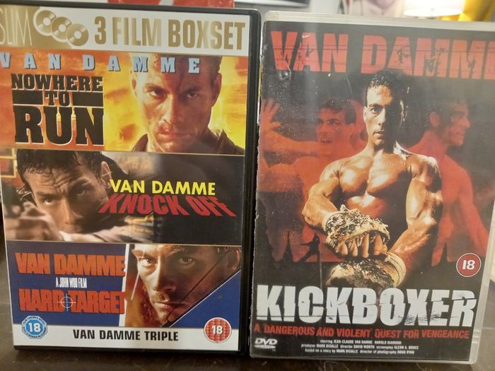 Jean Claude Van Damme DVD Collection Action Movies