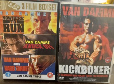 Jean Claude Van Damme DVD Collection Action Movies