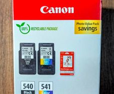 Canon 540 and 541 printer ink pack