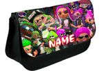 SPLATOON Pencil Case PERSONALISED Boys School Kids Gamer Stationary Bag