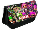 SPLATOON Pencil Case PERSONALISED Boys School Kids Gamer Stationary Bag