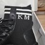 Brand New Ladies Black Ankle Boots With Letter Print, size 39 Image 4