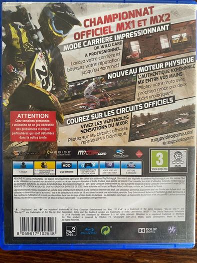 ps4 game: MX GP - official Motocross game - tested