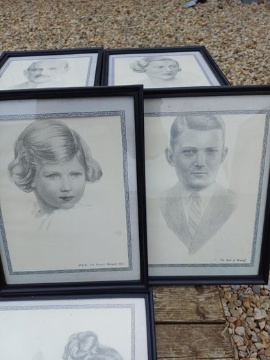 Vintage House of Windsor Portraits