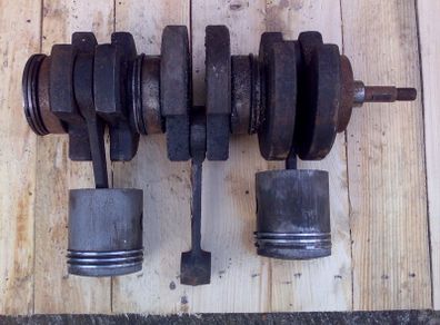 Saab 96 3 cylinder crankshaft